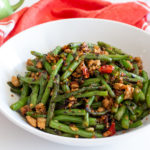 Sichuan Dry-Fried Green Beans 干煸四季豆 (angled)