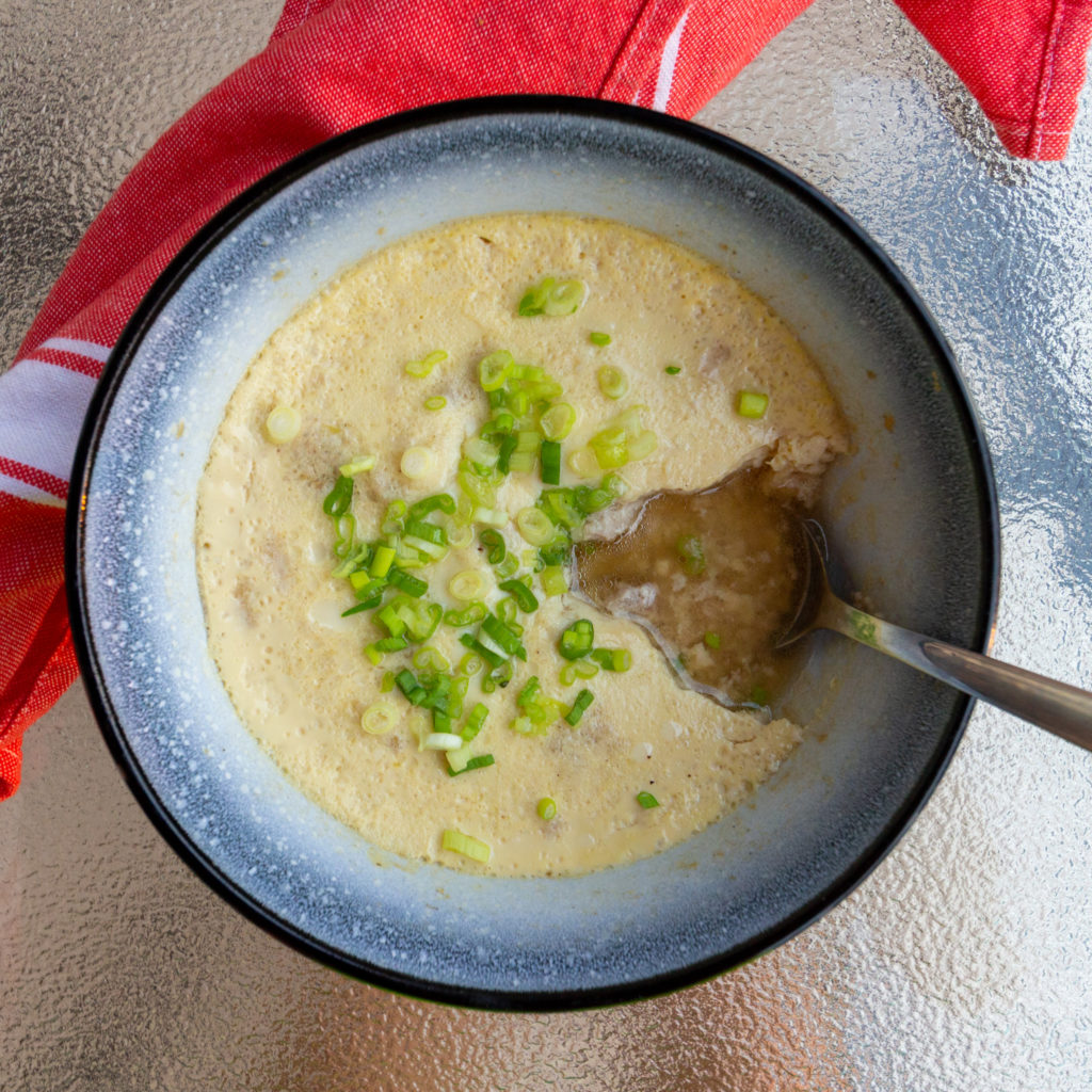 Steam Water Meat (Qi Shui Rou), Hubei steamed meat and egg custard