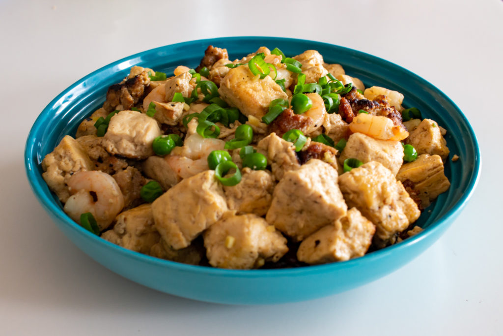 Delicious braised home-style tofu