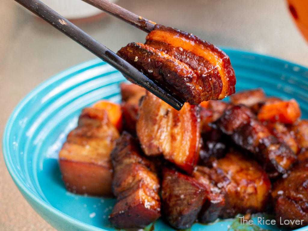 Red braised (hong shao) pork belly 红烧五花肉
