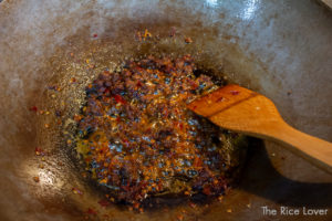 Crispy beef with pixian broad bean paste