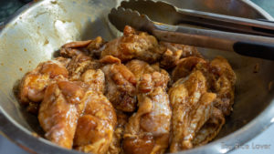 marinade for Sichuan (Chongqing) dry pepper baked chicken wings 重庆辣子烤鸡翅