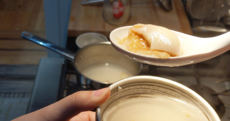 Peanut butter tangyuan 花生酱汤圆